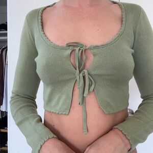 LA Hearts Sweater Crop top